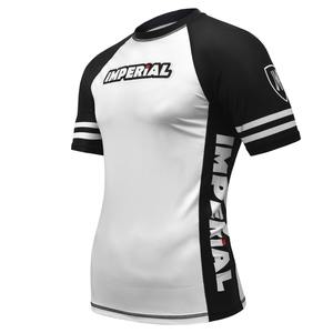 เสื้อรัดกล้ามเนื้อ MMA BJJ แบบไม่มีชุดกีฬา (No Gi) ระบายอากาศได้ดี แขนครึ่งตัว ป้องกันแสงแดด UPF50+ ป้องกันแบคทีเรีย เป็นมิตรกับสิ่งแวดล้อม แห้งเร็ว บริการ OEM & ODM - Product Image 2