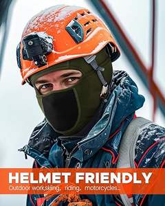 Masque de ski unisexe 100 % acrylique personnalisable, le plus vendu, durable, respirant, avec étiquette privée, cache-visage Balaclava pour l'extérieur - Product Image 6