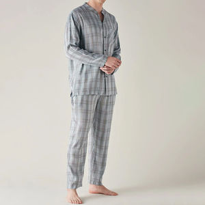 Camisas de Pijama de Franela 100% Algodón y Satén, Transpirables, de Secado Rápido, Diseño Térmico, Corte Holgado y Cómodo, Pedidos al por Mayor - Product Image 2