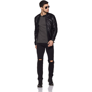 Chaqueta de piel auténtica de moda unisex, ropa de abrigo elegante ajustada, ropa cálida de invierno con logotipo personalizado, proveedor al por mayor - Product Image 6