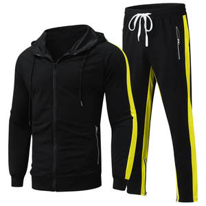 Chándal de lana GSM 100% de 300 algodón para hombre, ropa de invierno informal táctica para exteriores, conjuntos de sudaderas con capucha y bordado con logotipo personalizado - Product Image 3