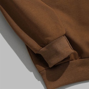 Sweats à capuche et sweat-shirts à capuche pour hommes de grande taille, couleur unie, logo personnalisé, marque privée brodée OEM, ensemble unisexe - Product Image 4