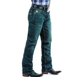 กางเกงยีนส์ผู้ชายรัดรูปมีสไตล์ที่ทำจากผ้ายีนส์ที่ทนทานเหมาะสำหรับสวมใส่สบายๆหรือสไตล์สตรีทที่ใช้ได้ทุกวัน - Product Image 4