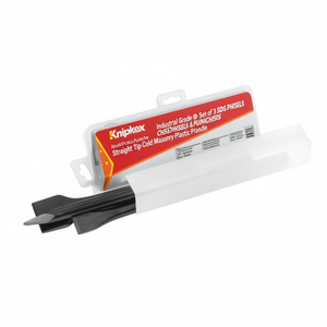Ensemble de 3 burins et poinçons SDS Plus de qualité industrielle Knipex, burins à pointe droite pour la maçonnerie, manche en plastique - Product Image 2