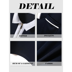 Camisas Polo de Manga Larga para Hombre, Ecológicas, Transpirables, de Alta Calidad, con Diseño Personalizado, Logotipo Bordado, Estilo Gótico - Product Image 5