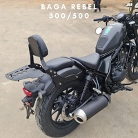 Pour Rebel 300/500 Baga-Tam/Chan-Guong Porte-bagages arrière de type plaque en plastique ABS 3500 kg