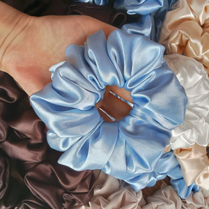 Tóc Đàn Hồi Scrunchy Ban Nhạc Rộng Lớn Fluffy Scrunchies Tóc Tie Phụ Kiện Quà Tặng Ý Tưởng Cho Phụ Nữ Cô Gái OEM Odm Made Trong Việt Nam - Product Image 1