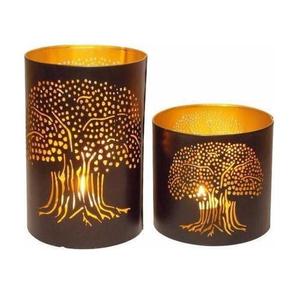 Portavelas votivo de Metal personalizado de calidad de lujo, forma única de tendencia superior para decoración de mesa de Navidad para - Product Image 2