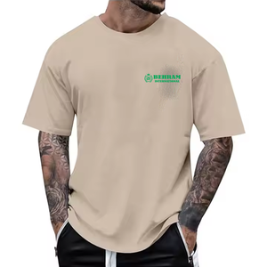 Camisetas de Hombre al por Mayor de Alta Calidad con Impresión de Logotipo Personalizado, Cuello Redondo, Manga Corta, Talla Grande, Ecológicas - Product Image 5