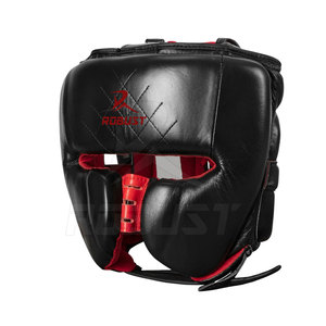 Protector de Cabeza Ajustable de Cuero para Boxeo y Entrenamiento de MMA, Ropa Deportiva Transpirable para Adultos, Nueva Llegada - Product Image 6