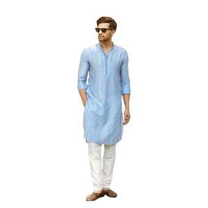 2025 Summer Traditional Indian Sherwani Achkan Set for <b>Men</b> Fashionable Viscose Wedding Wear <b>Men's</b> Party <b>Kurta</b> Pyjama - Product Image 1