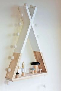 Estante de madera para habitación de niños, estantes de almacenamiento montados en la pared personalizados para el hogar, hoteles, sala de estar, cocina, baño, accesorios de decoración del hogar - Product Image 3