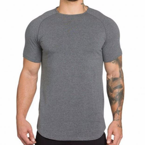 <b>Top</b> Quality Men Slim Fit Muscle T Shirts Gym T Shirt for Men with <b>distressed</b> embroidery logo from Pakistan - Product Image 1