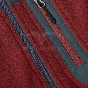 Nouvelle Veste Polaire en Coton Respirante à Séchage Rapide pour Homme, Style Urbain, Service OEM, Couleur Unie, Col Montant, Hiver 2024 - Product Image 3