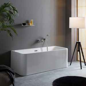 Baignoires murales rectangulaires en acrylique Diana, expérience de bain de luxe - Product Image 2