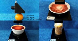 Sensegood Digital Spectrophotometer Color <b>Analysis</b> Meter for Paper Plastic Paint Textile Food Colorimeter <b>Instrument</b> - Product Image 2