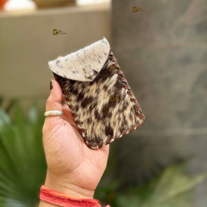 Stylish Unisex Western-Style Cowhide Leather <b>Coin</b> <b>Purse</b> Real Hair Hide Fur Clutch Wallet Unisex Clutch <b>Coin</b> <b>Purse</b> - Product Image 1