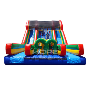 商業パーティーテーマのイベント巨大な登山岩壁バウンサーPVC漫画パーク22フィートインフレータブルウォータースライドCE認定3年 - Product Image 2
