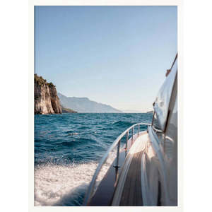 Impression sur toile de photographie de voyage de la côte d'Amalfi en Italie, style design côtier - Product Image 6