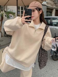 Ensemble de survêtement décontracté pour femme, sweat-shirt de sport et pantalon décontracté, streetwear décontracté, vêtements de sport pour l'entraînement physique quotidien - Product Image 4