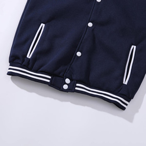 Veste brodée en gros Veste décontractée en laine à usage régulier pour homme Patchwork CollegeBaseballjacket pour hommes - Product Image 2