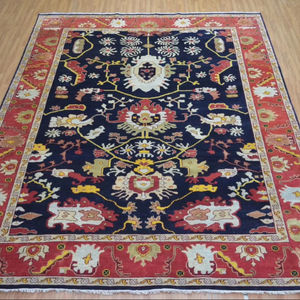 Hariz Bizard พรมขนสัตว์แบบถักแบบโบราณขนาด9x12ชุดพรมทอสไตล์เปอร์เซียใหม่ชุดพรมพื้นที่แบบแอบสแตรก - Product Image 1