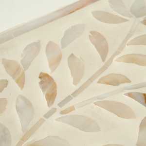 Boîte à bijoux de luxe artisanale en bois avec incrustation de nacre, motif floral moderne, personnalisable, organisateur de rangement décoratif - Product Image 2