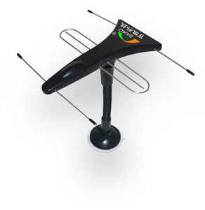 Antena de <span class=keywords><strong>TV</strong></span> interior digital transparente 4K 500 millas de largo alcance canales locales gratuitos antena UHF VHF HD más nueva - Product Image 1