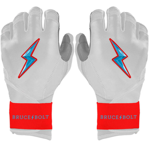 Guantes de Bateo de Béisbol BRUCE BOLT de Cuero Antideslizante con Logotipo y Diseño Personalizados, Calidad Profesional, Fabricados con Cuero Premium - Product Image 1