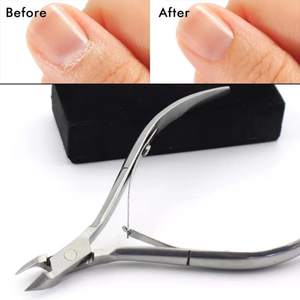 Processus amélioré perle chrome pinces à ongles poignée incurvée cuticule pinces à ongles expédition rapide outils à ongles - Product Image 6