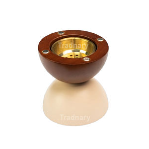 Kefaf – brûleur d'encens cadeau Ramadan Bakhoor, brûleur d'encens en bois carré en forme de plateau arabe Kefaf Mubkhar de traditionnel - Product Image 1