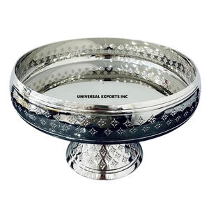 Bol à chocolat en acier inoxydable, écologique, de forme ronde, fait main, design élégant, classique, raffiné, pour mariage - Product Image 4