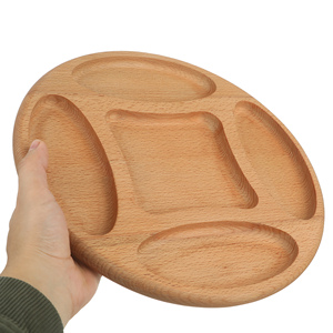 Meilleur plateau en bois à sections pour articles de sport, présentoir décoratif, service de collations et séchage de bonbons - Product Image 5