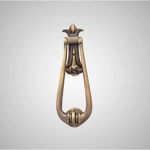 Heurtoir de porte en laiton de conception moderne de haute qualité diverses couleurs miroir poli porte avant accessoire de traction et de frappe pour l'entrée - Product Image 4