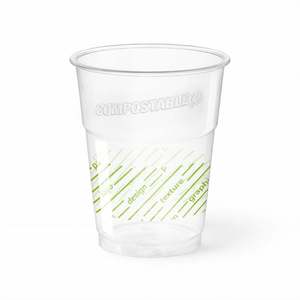 Vasos compostables Kristal PLA 300 cc - Personalizables hasta 3 colores - 1 color - Product Image 1