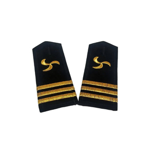 Accessoires d'uniforme de sécurité formel personnalisés de haute qualité, épaulettes en cuivre 3D, motif étoile, badge perlé, bouton, tissu en toile - Product Image 3