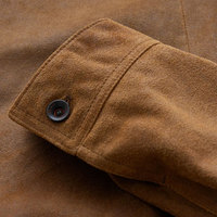 Veste imperméable et respirante pour homme, en daim personnalisé, matériau léger en polyester 100%, style streetwear.