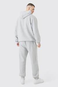 Sudadera con capucha gris Premium básica personalizada para hombre de algodón pesado de gran tamaño, oferta al por mayor, tendencia 2024 - Product Image 2