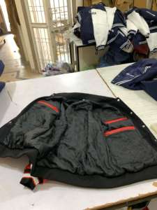 CHAQUETA DELTA SIGMA CHAQUETA VARSIDAD MANGAS ROJAS PURO 2017 - Product Image 4