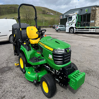 Cortacésped John Deere de 2 tiempos, industrial, de alto rendimiento, a gasolina, con control remoto, tractor cortacésped con control eléctrico, 125cc, 200L