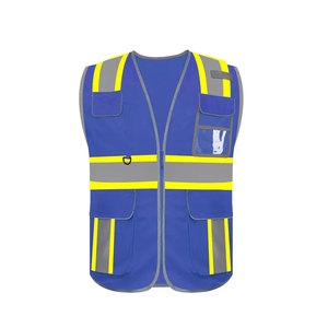 Best <b>Material</b> Breathable <b>Reflective</b> Safety Vest with Customized Logo High Visibility Apparel for Safety Clothing - Product Image 2