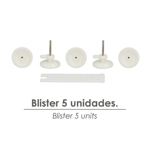 Gancio per Quadri Rotondo Grande (Confezione Blister da 5) con Chiodo - Product Image 3