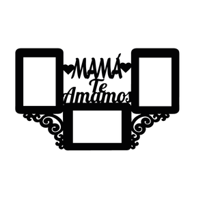 Cadre photo triple pour la fête des mères - Product Image 3