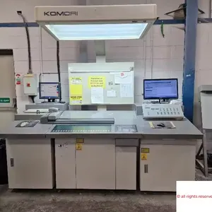 Komori Lithrone L-528 five color offset with anilox coater for sale