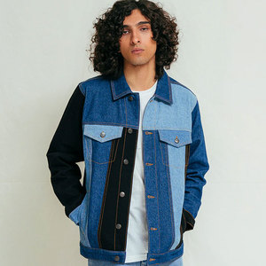 Veste en jean stylée pour hommes, tenue décontractée OEM, vente en gros de veste en jean en coton de haute qualité pour hommes, veste en jean pour hommes personnalisée à vendre - Product Image 1