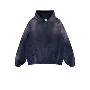 Sudadera con capucha lavada con ácido de algodón 100% de alta calidad, Sudadera con capucha Vintage lavada con piedra de calle en varios colores - Product Image 4