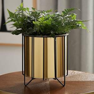 Direct Factory Supply Antique Style Metal Planter <b>Vase</b> Classic Elegance <b>Engraved</b> Iron Available in Bulk Quantity From India - Product Image 4