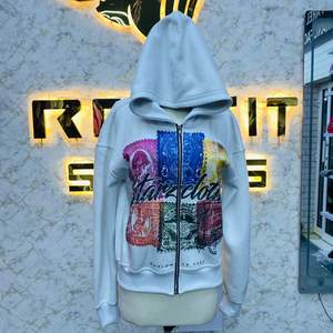 Toutes les couleurs Plus Size New Style Most Demanded Zipper Hoodie Puff Printed Factory Made Cheap Price Hoodies Men Men's Hoodies - Product Image 1