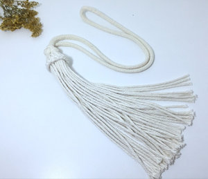 Tieback de borlas de algodón de lujo, soporte de borlas de cortinas, corbatas de cortina de borlas Tiebacks de cuerda trenzada de arrecife - Product Image 4