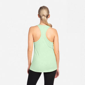 Nueva llegada de secado rápido gimnasio Fitness sólido sin mangas correr mujeres camisetas sin mangas al por mayor de color personalizado de las mujeres deportes camiseta sin mangas - Product Image 3